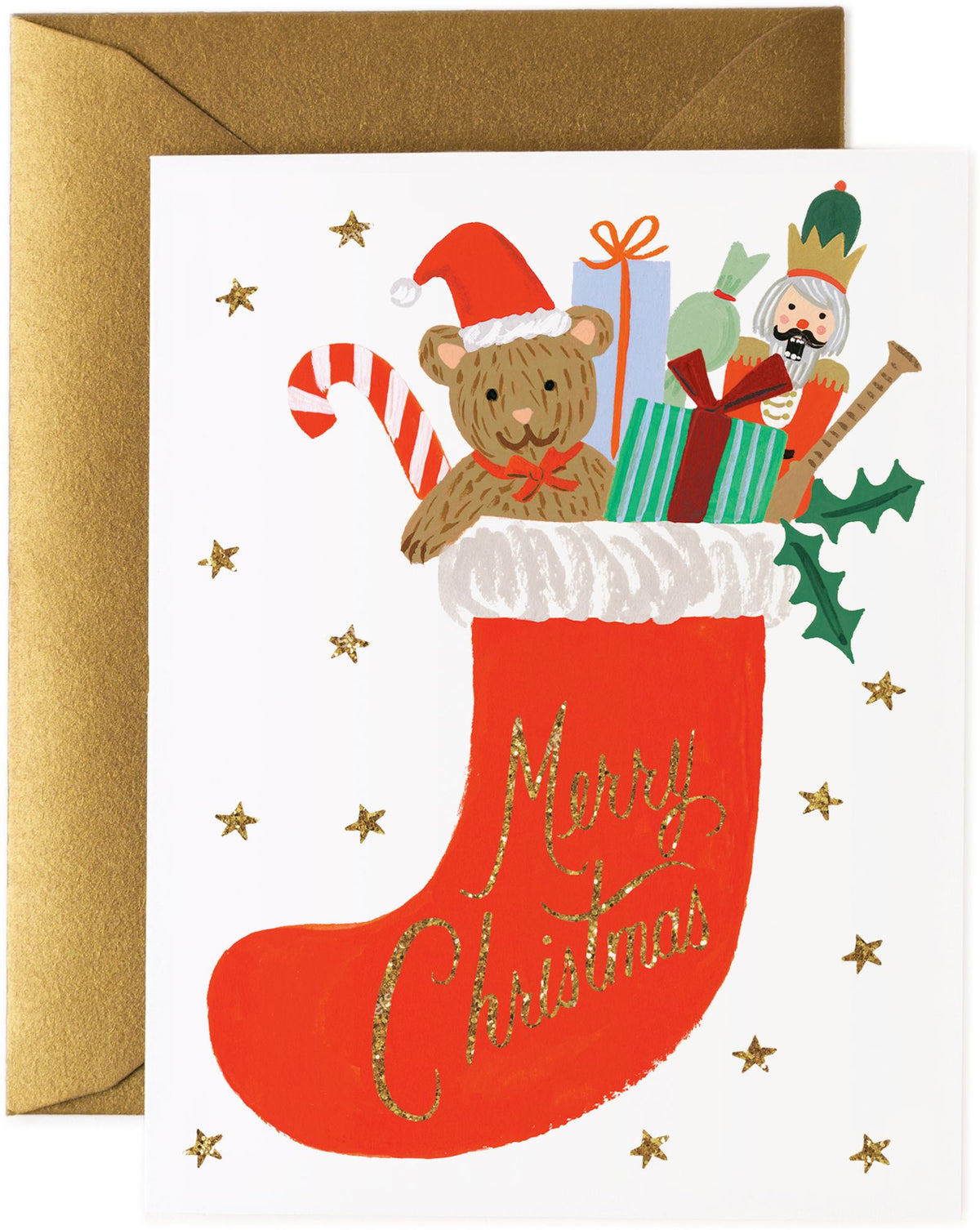 Toy Stocking Holiday Card