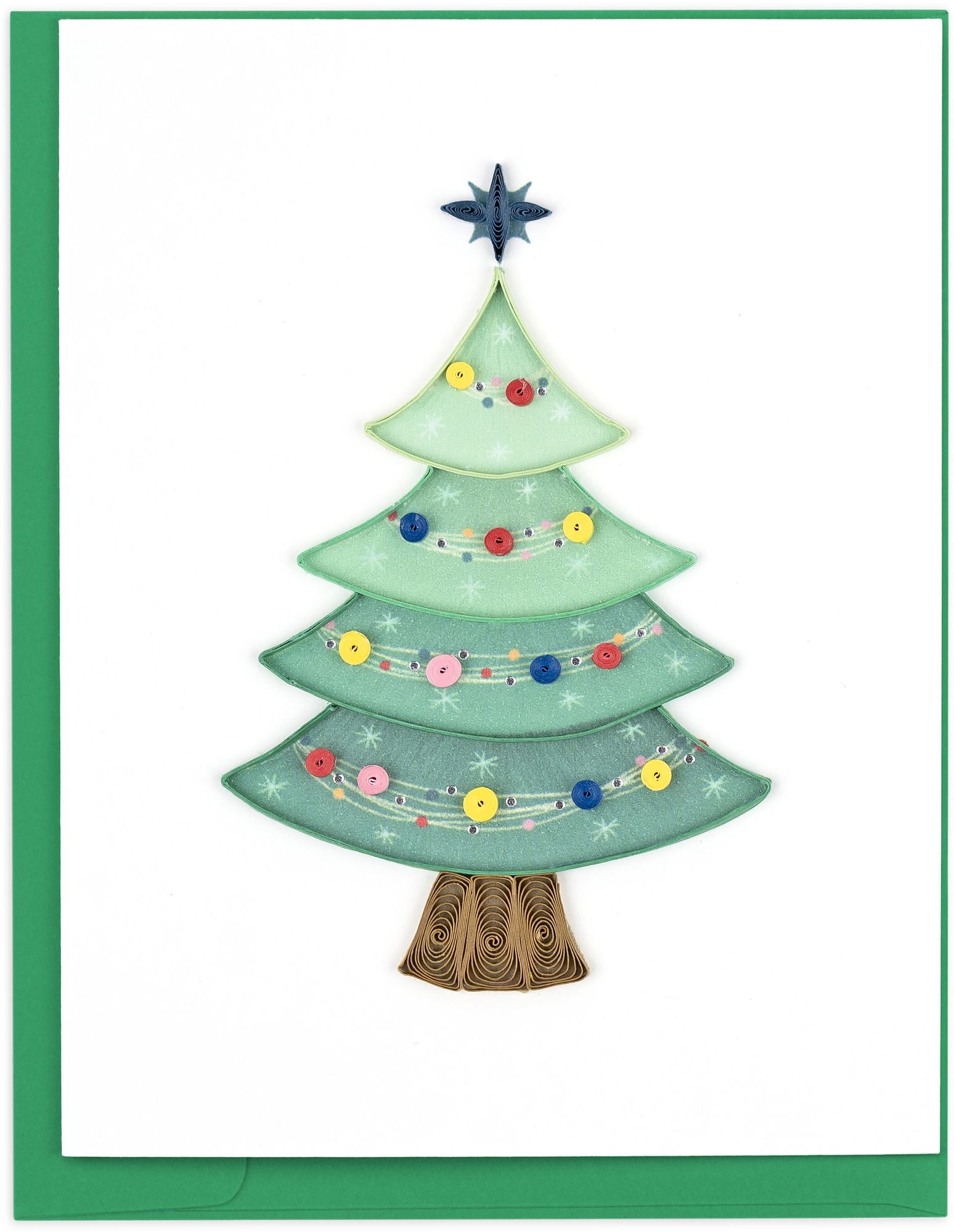 Quilling Christmas Tree Assorted Boxed Set of 6