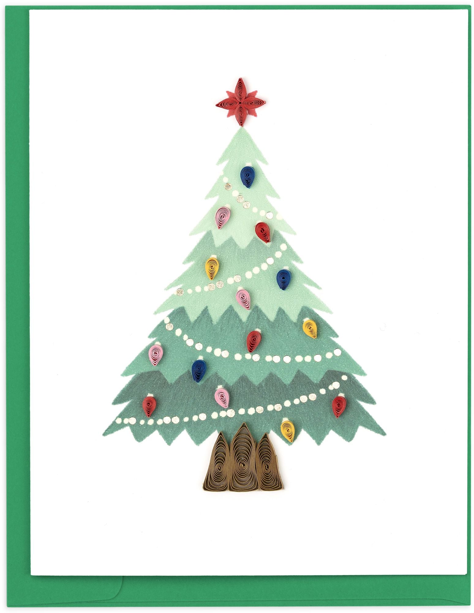 Quilling Christmas Tree Assorted Boxed Set of 6