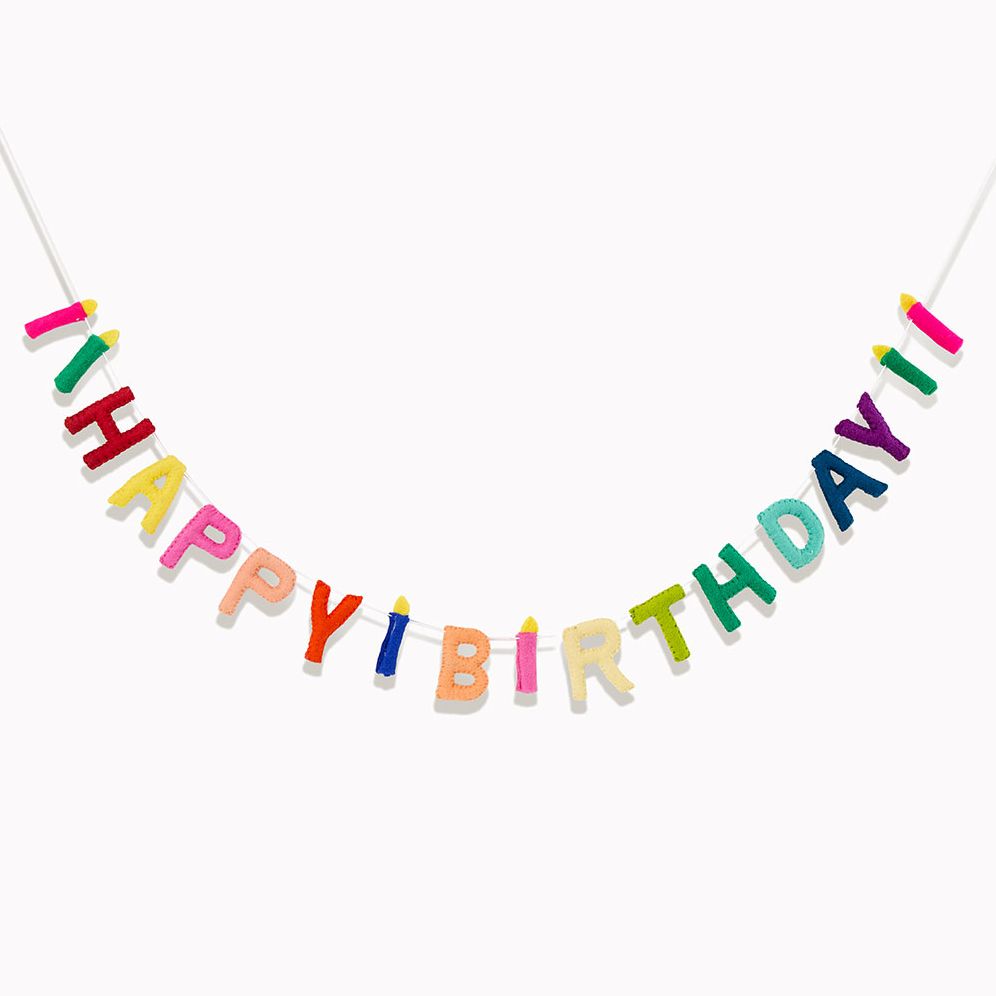 Happy Birthday Felt Garland