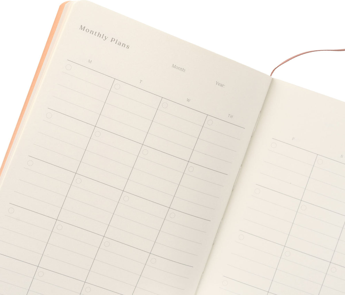 Paper Source A5 Weekly Horizontal Undated Planner Pages | Paper Source