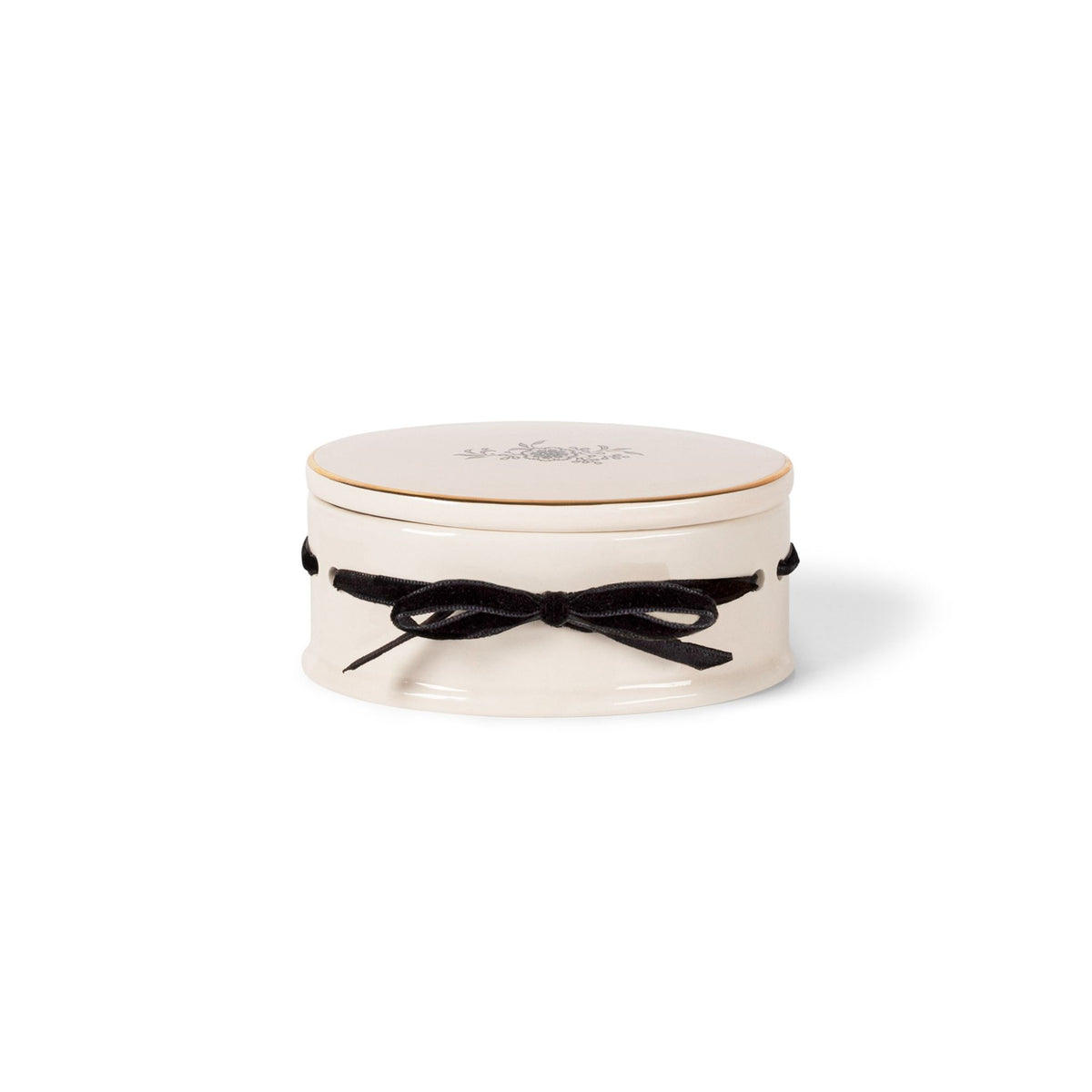 Noir Small Treasures Ceramic Trinket Box
