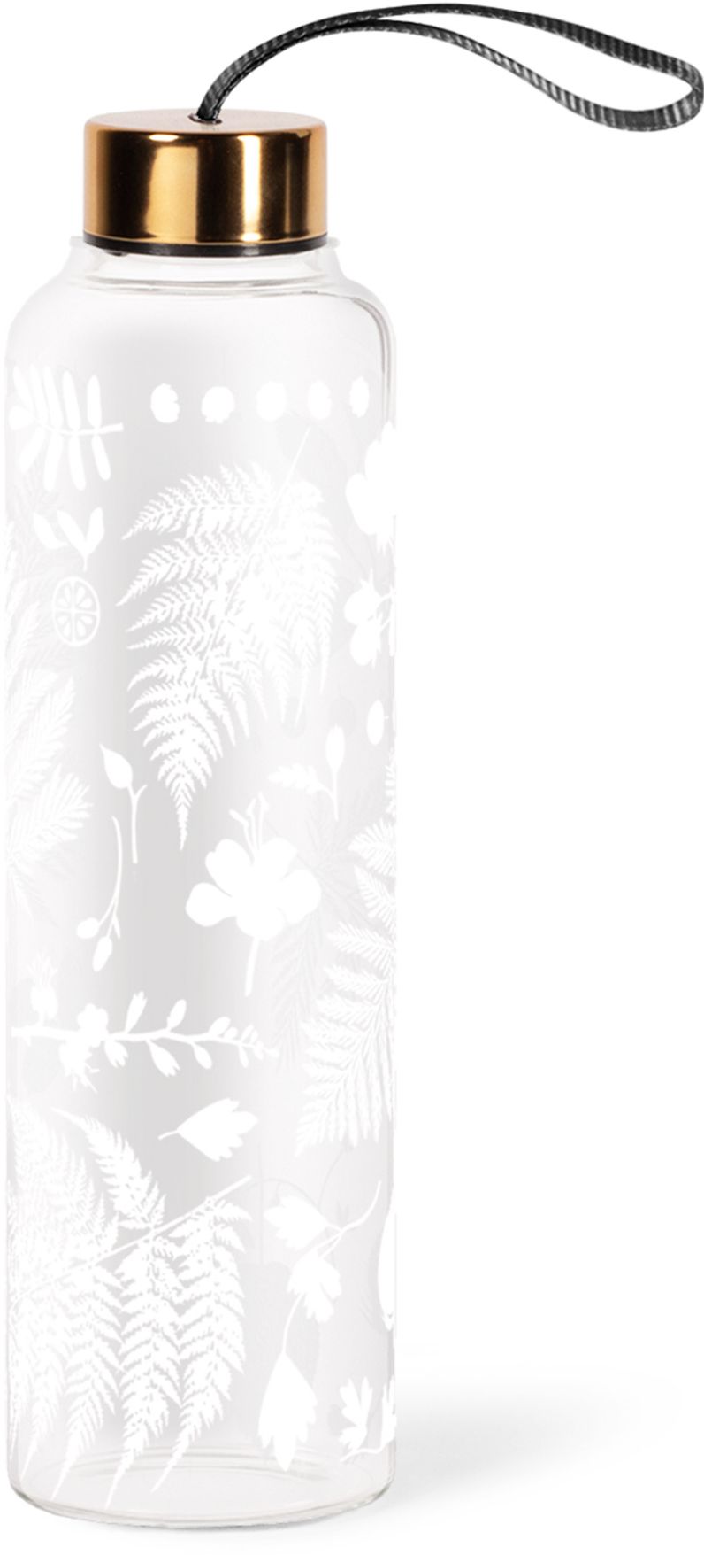 Found Botanicals Glass Water Bottle 20 Oz