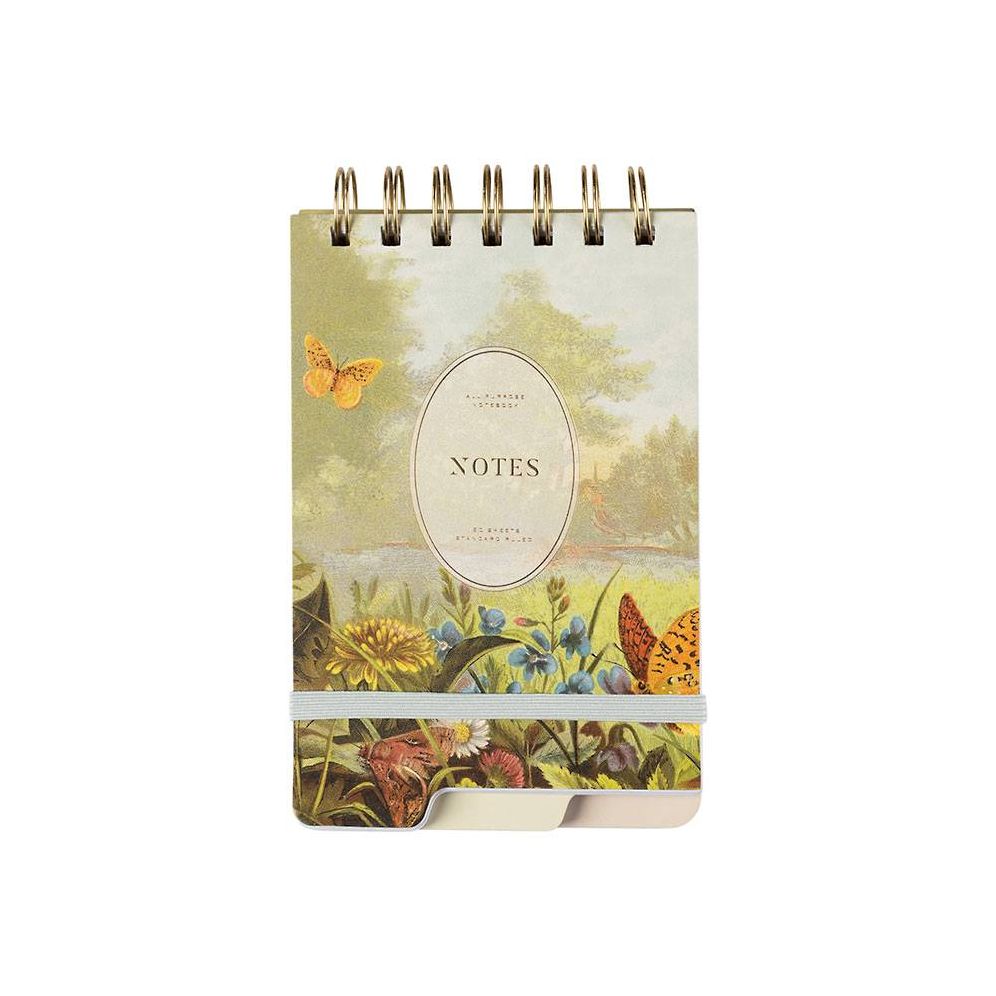 Butterfly Meadow Tabbed Spiral Notepad - Exclusive