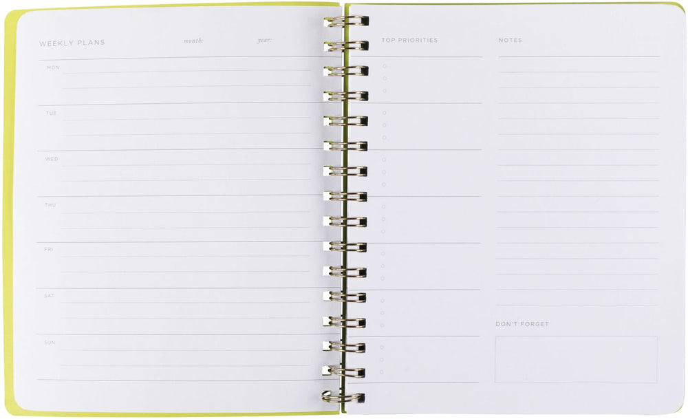 Yosemite Undated Weekly Planner | Paper Source