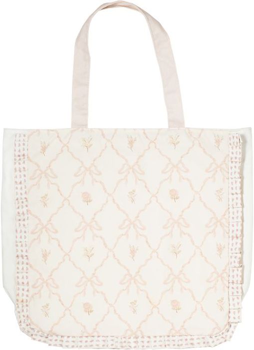 Darcy Floral Tote Bag with Zipper Closure