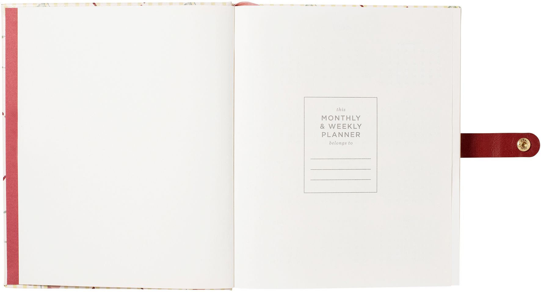 2026-2027 Cottage Bouquet Weekly Desk Planner
