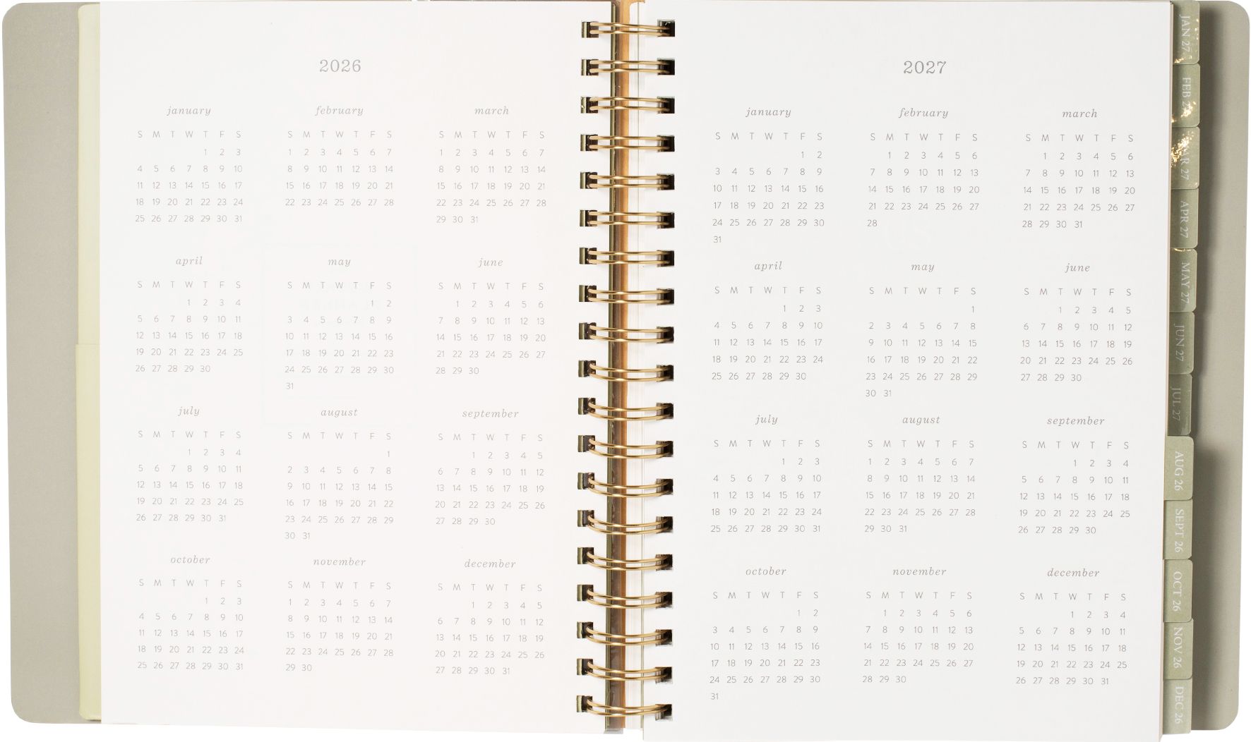 2026-2027 Fantasy Weekly Desk Planner