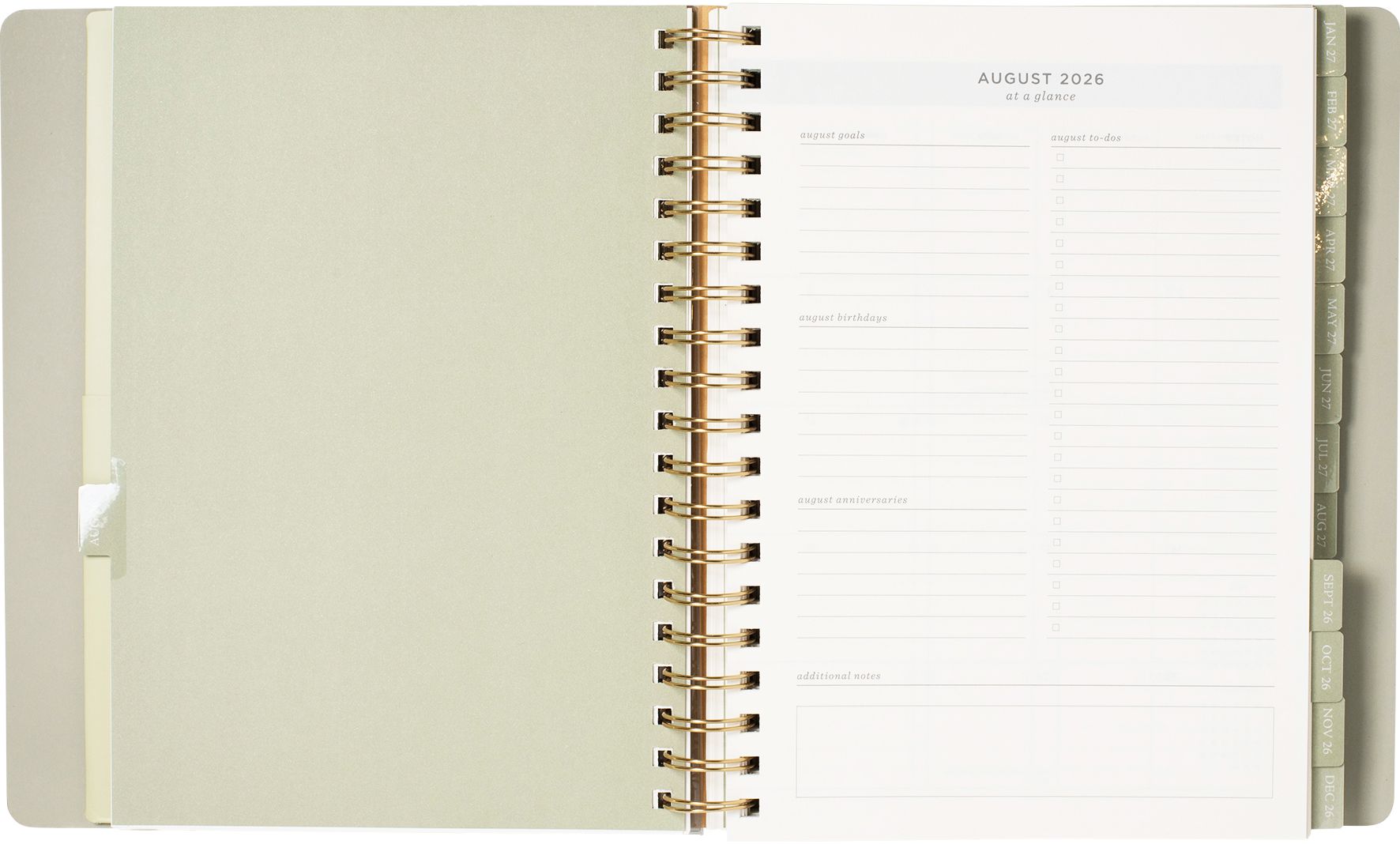 2026-2027 Fantasy Weekly Desk Planner