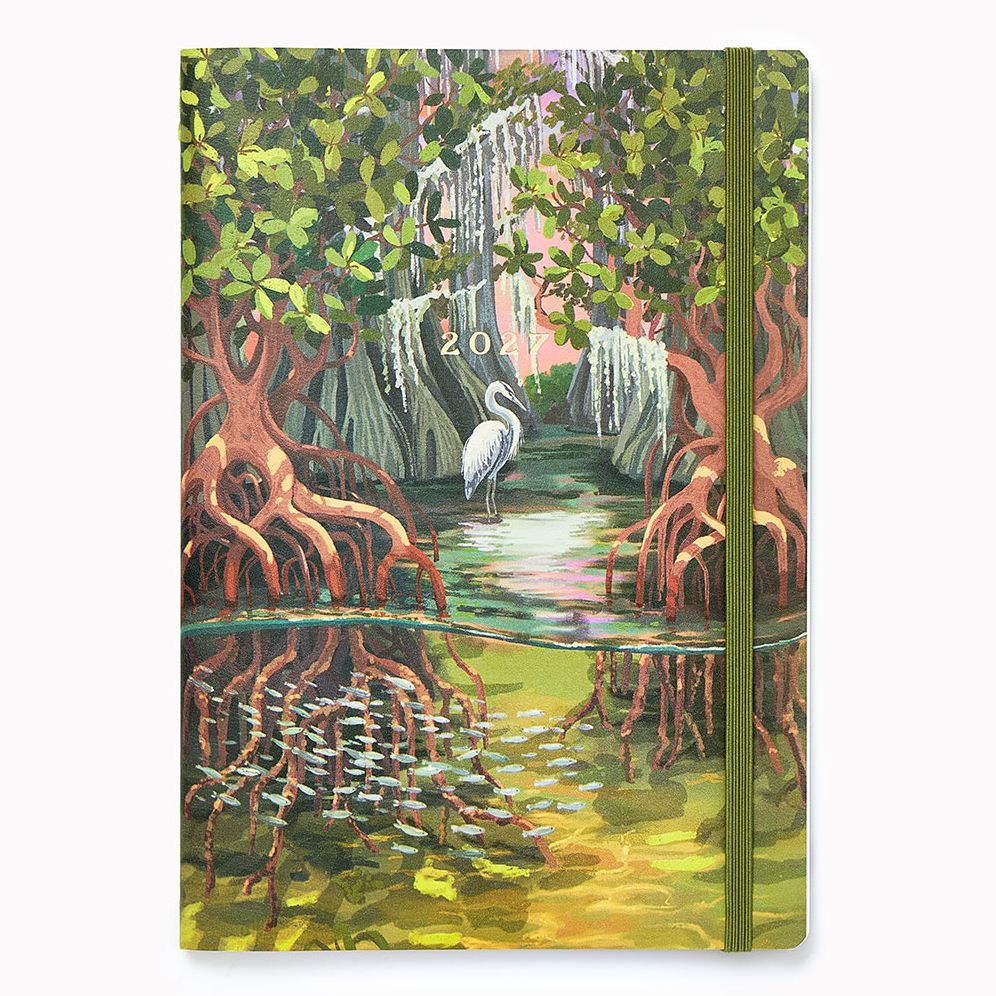 2026-2027 Paper Source Landscapes Monthly Desk Planner | Paper Source
