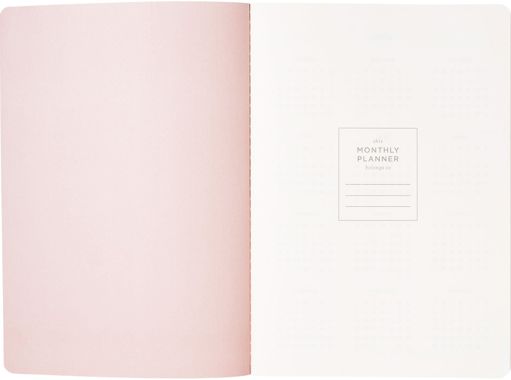 2026-2027 Libby Toile Monthly Desk Planner