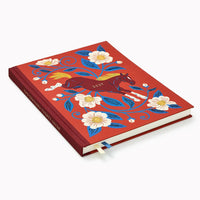 2026-2027 Paper Source Wild Roses Horse Weekly Desk Planner