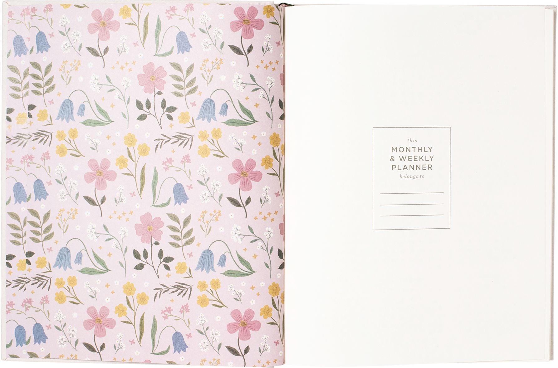 2026-2027 Storybook Flower Weekly Desk Planner