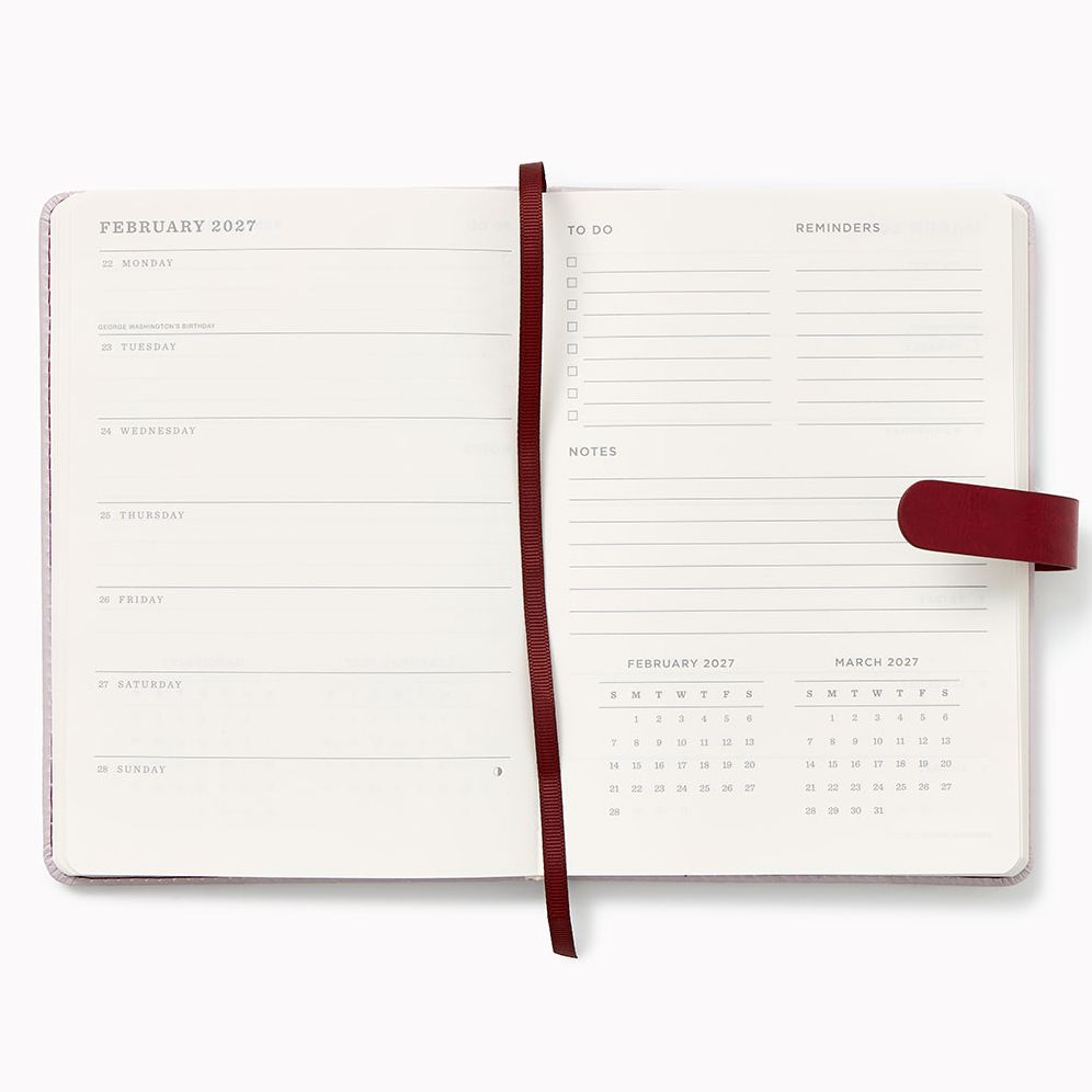 2026-2027 Paper Source Chicago Ave Weekly Desk Planner w/Charm