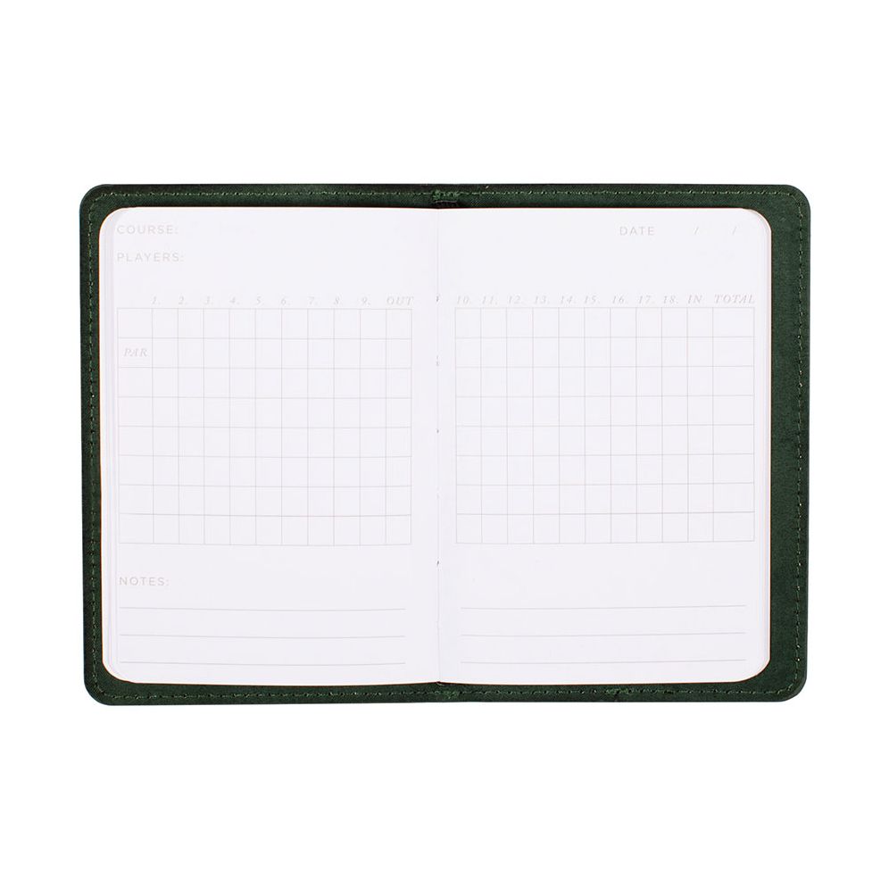 Faux Leather Golf Score Keeper and Tee Holder