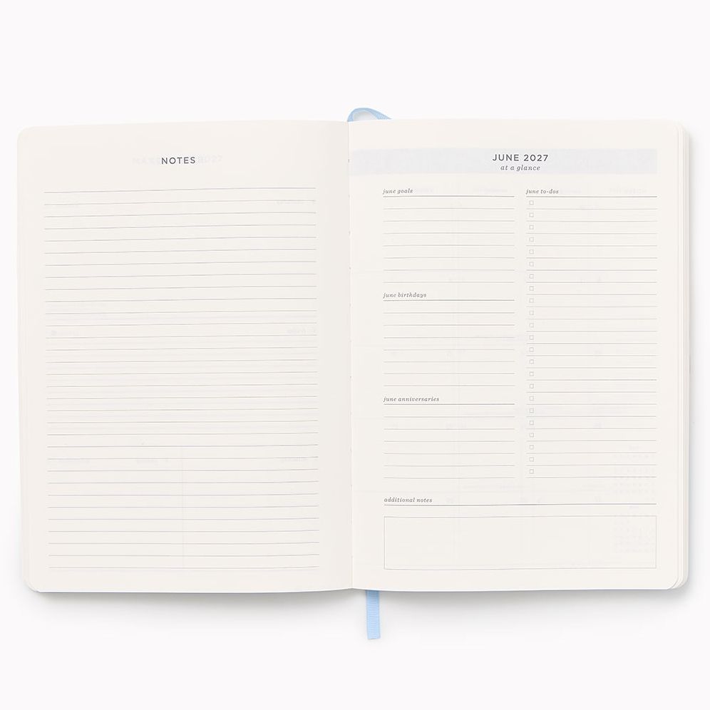 2027 Paper Source French Countryside Weekly Desk Planner
