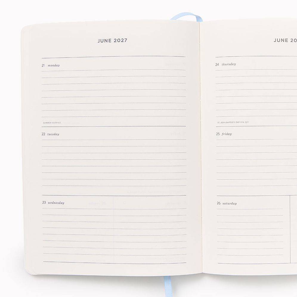 2027 Paper Source French Countryside Weekly Desk Planner