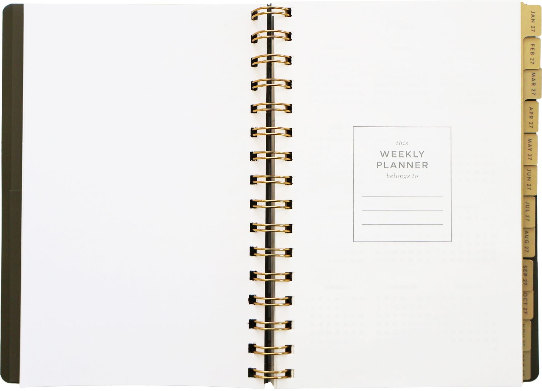 2027 Forage Pear Weekly Desk Planner