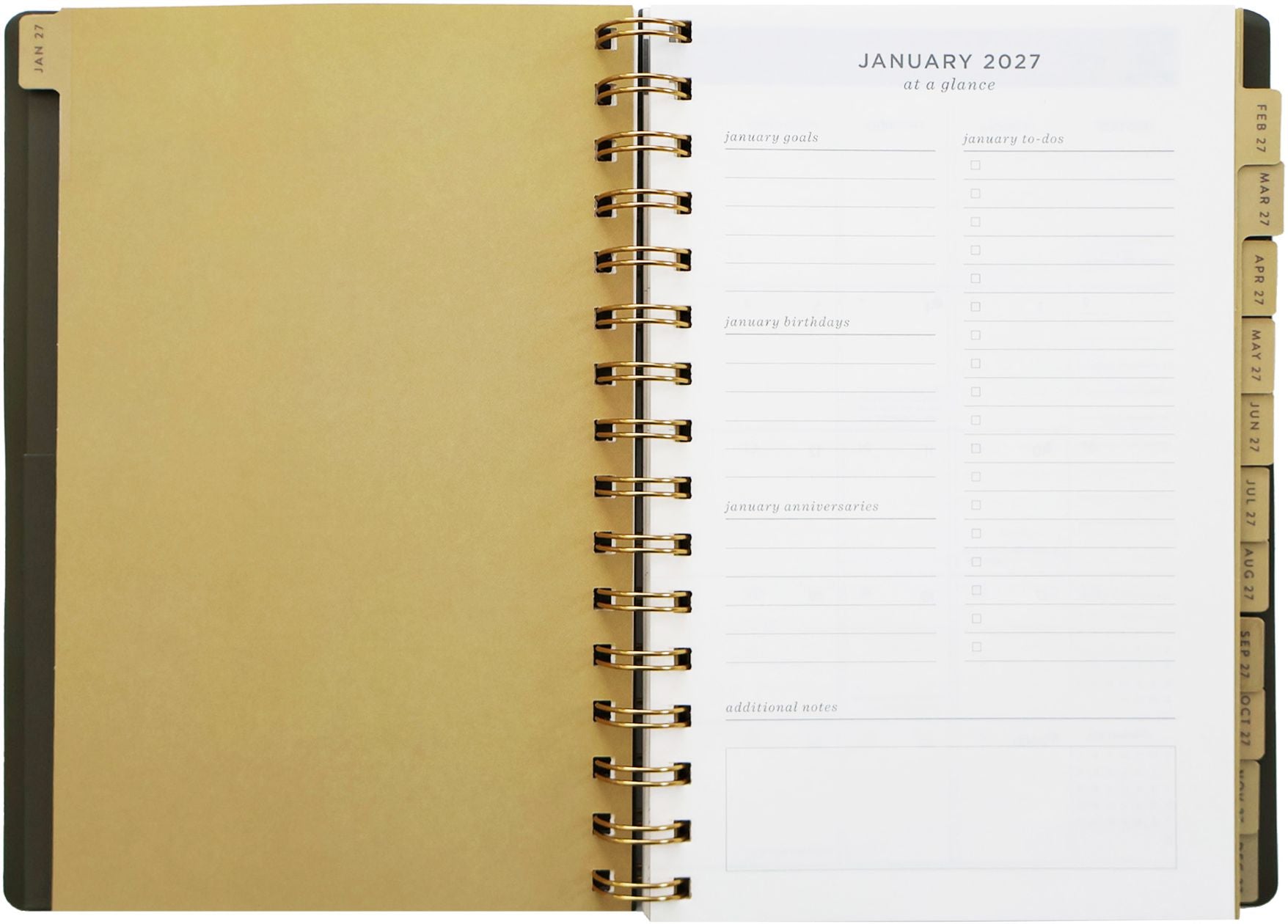 2027 Forage Pear Weekly Desk Planner