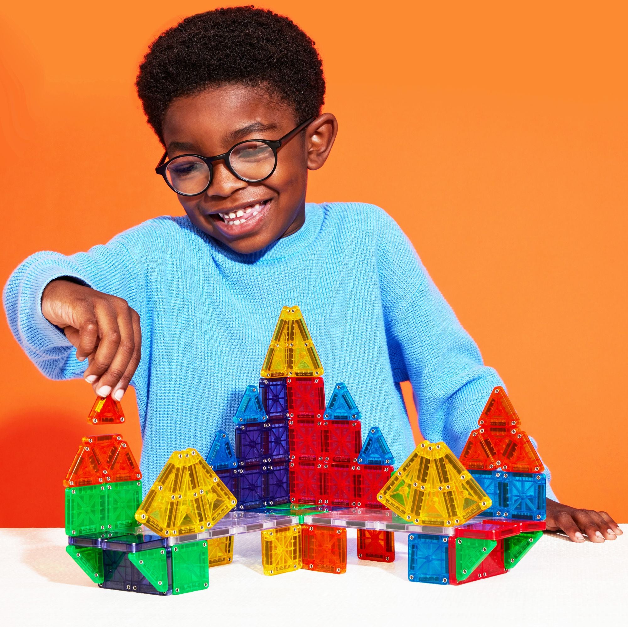 MAGNA-TILES microMAGS 70-Piece Deluxe Magnetic Construction Set