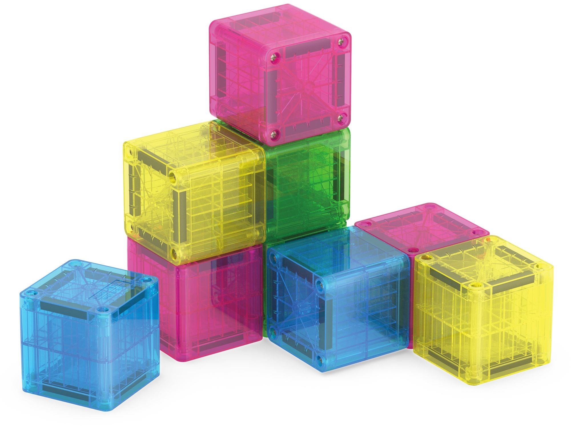 The Original MAGNA-TILES® microMAGS Cube Pack 9-Piece Magnetic Construction Set