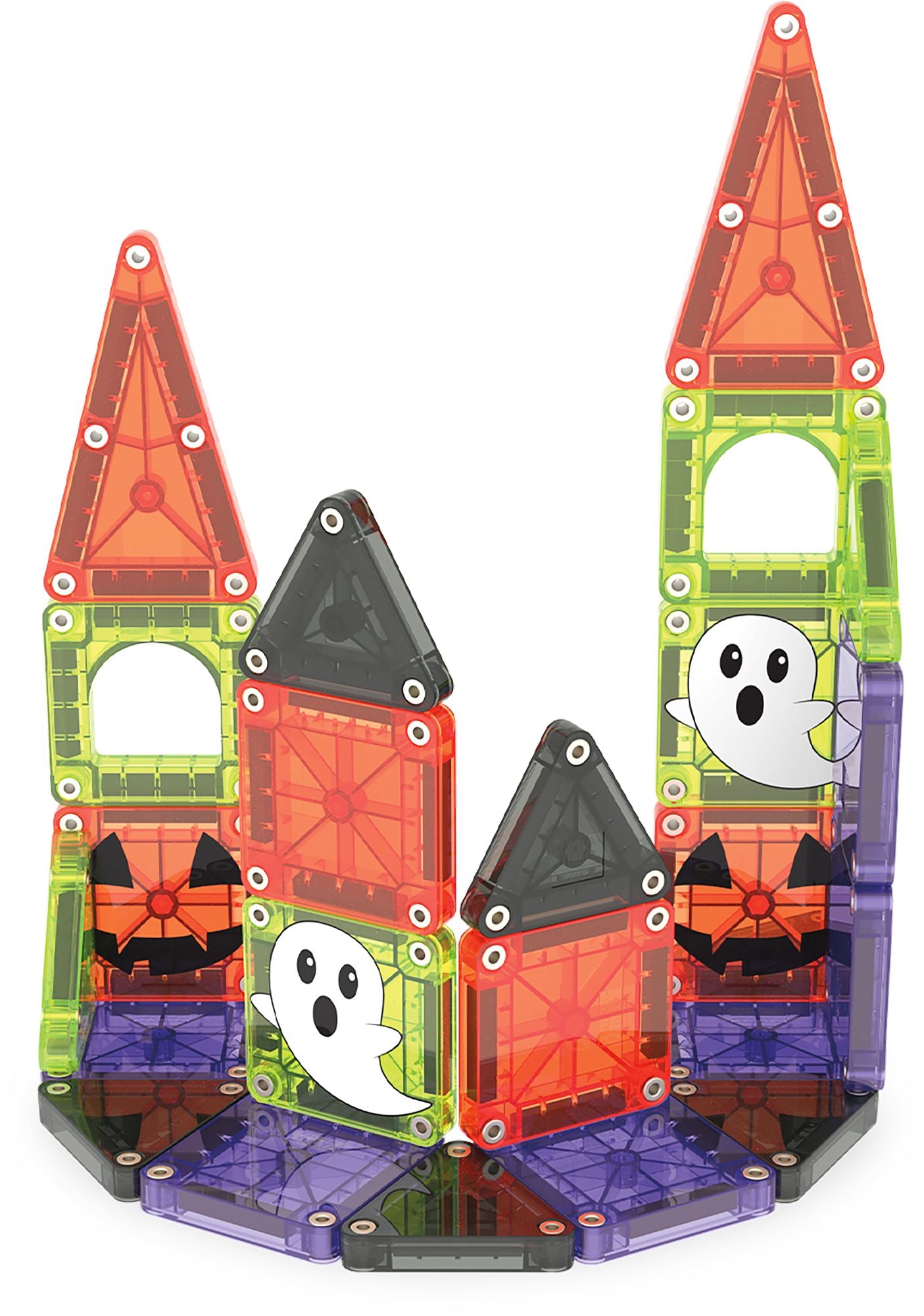MAGNA-TILES microMAGS Spooky Travel Set 26-Piece Magnetic Construction Set, The Original Magnetic Building Brand