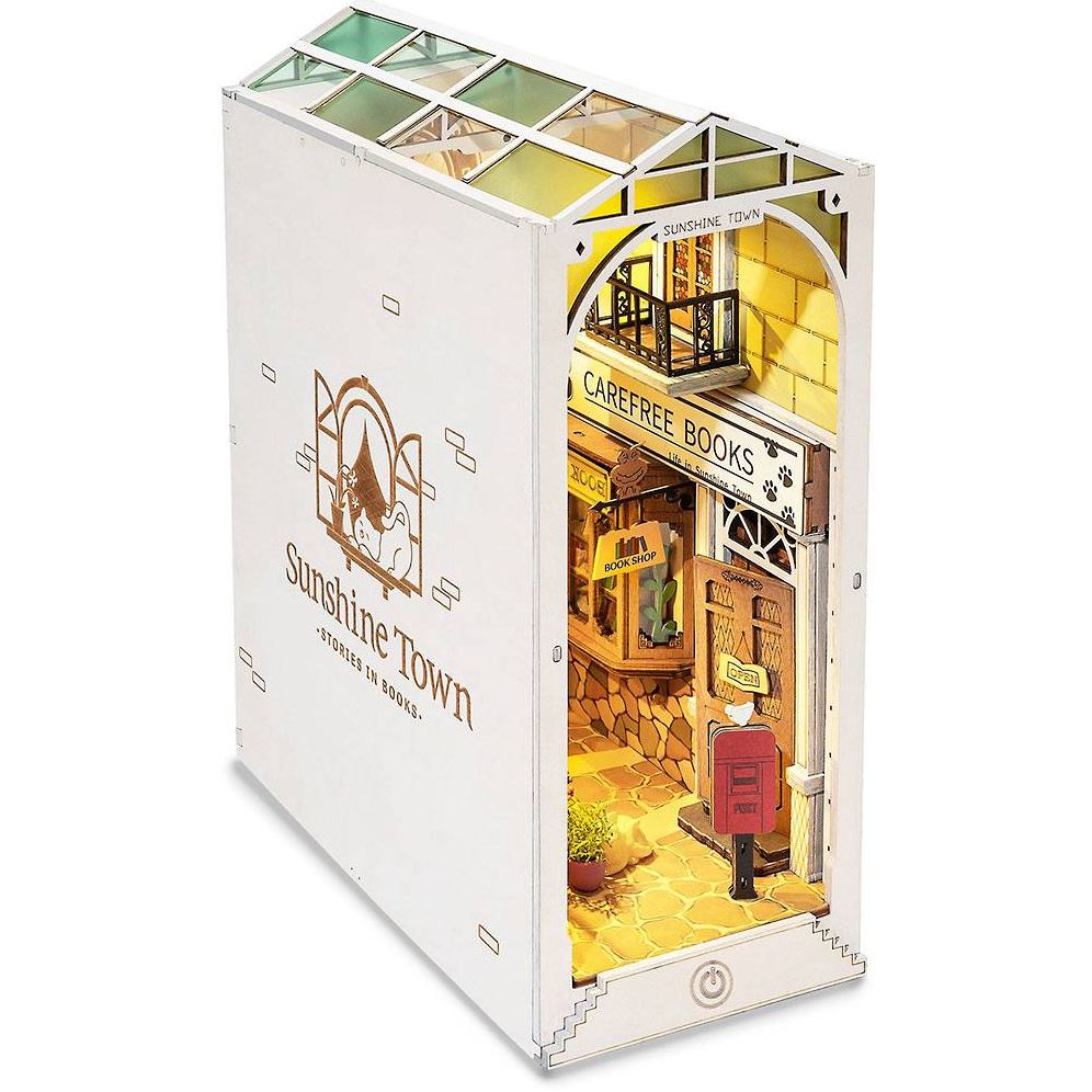 DIY Miniature Bookend: Sunshine Town | Paper Source