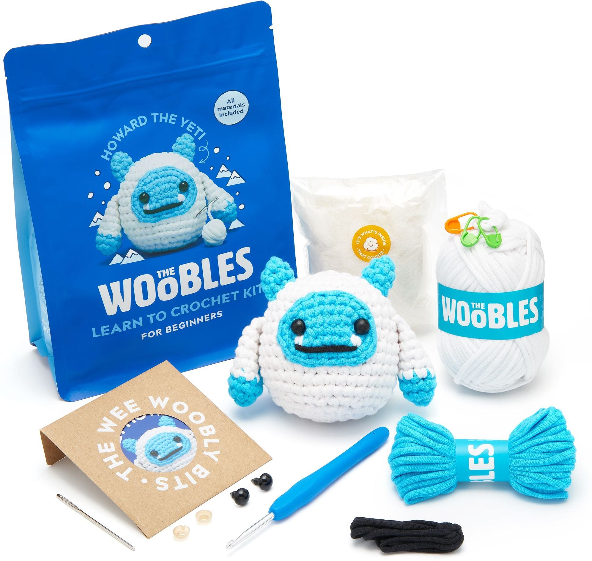 Howard the Yeti, The Woobles Beginner Crochet Kit | Paper Source