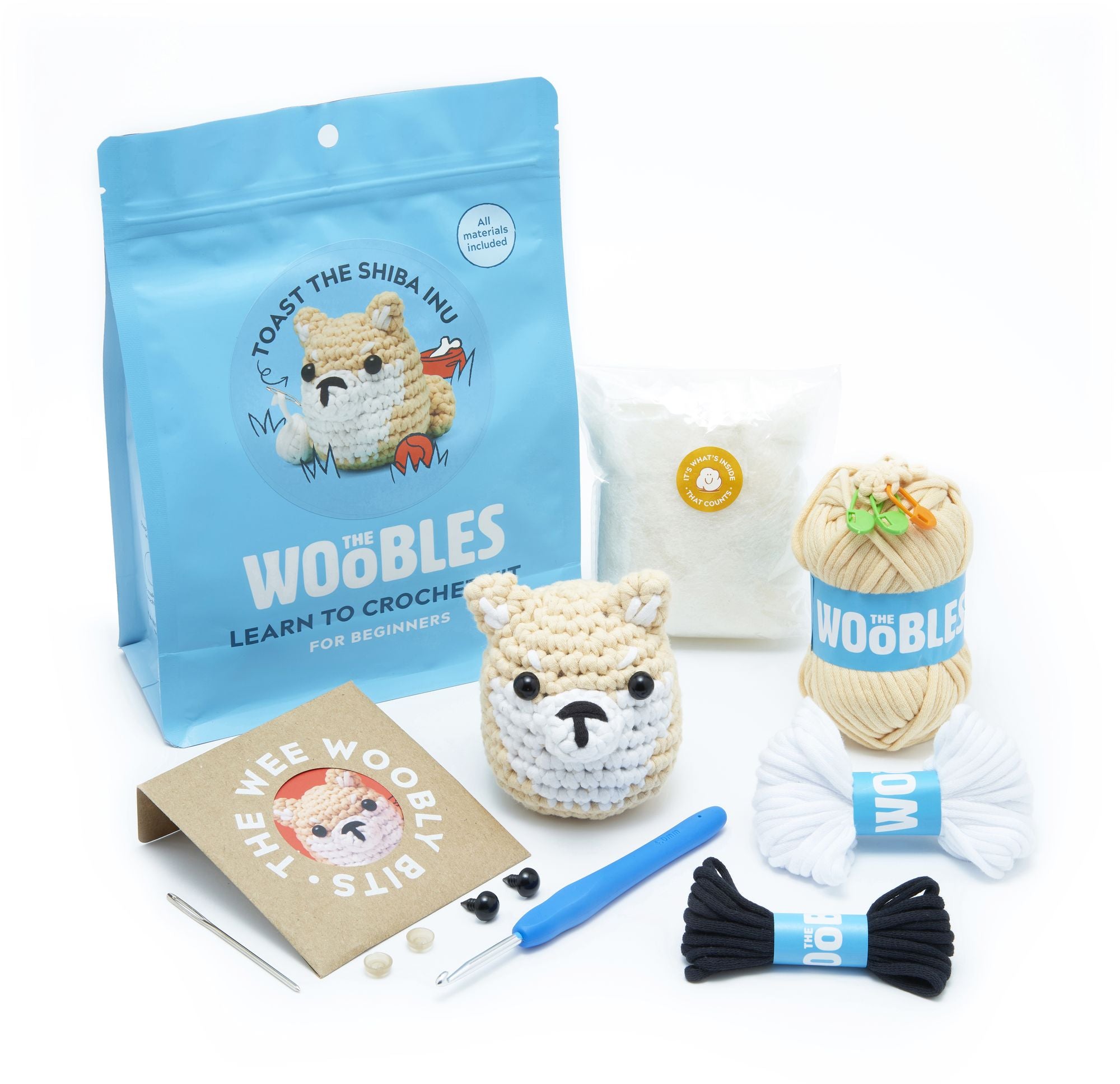 Toast the Shiba Inu Learn to Crochet Kit