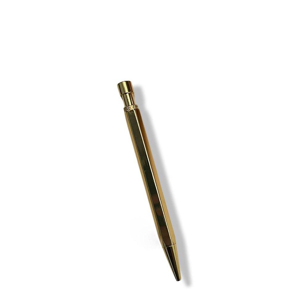 Retractable Gold Brass Pen