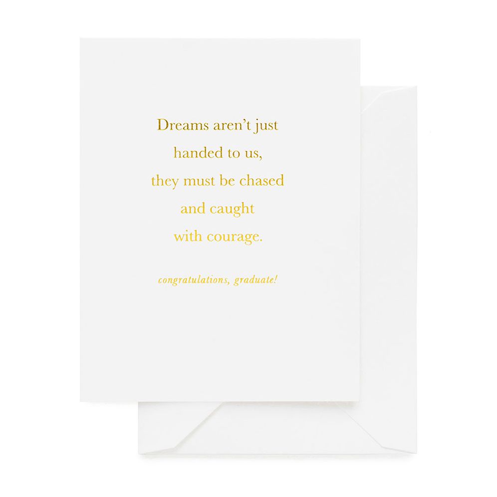 Caught with Courage Graduation Card