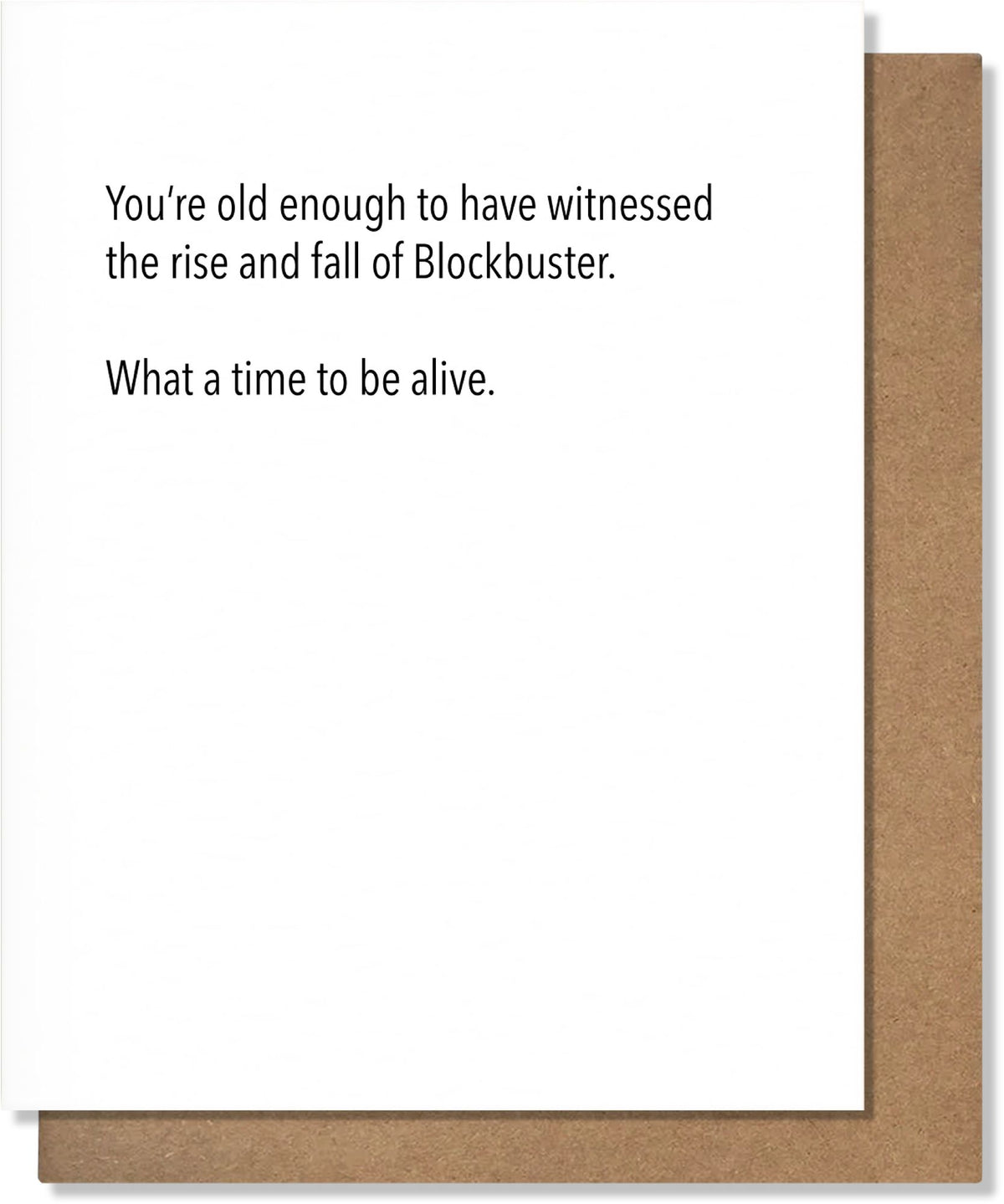Blockbuster Birthday Card