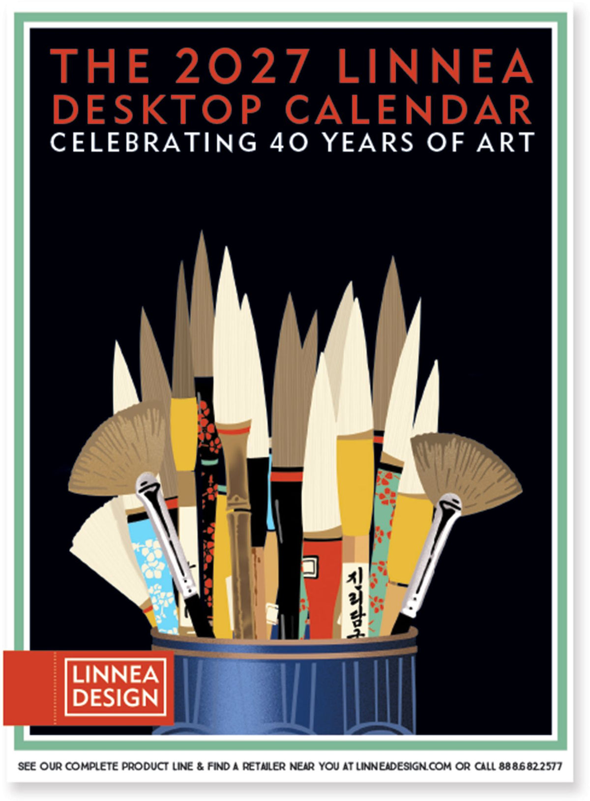 Lineia Design 2027 Linnea Design Desktop Calendar | Paper Source