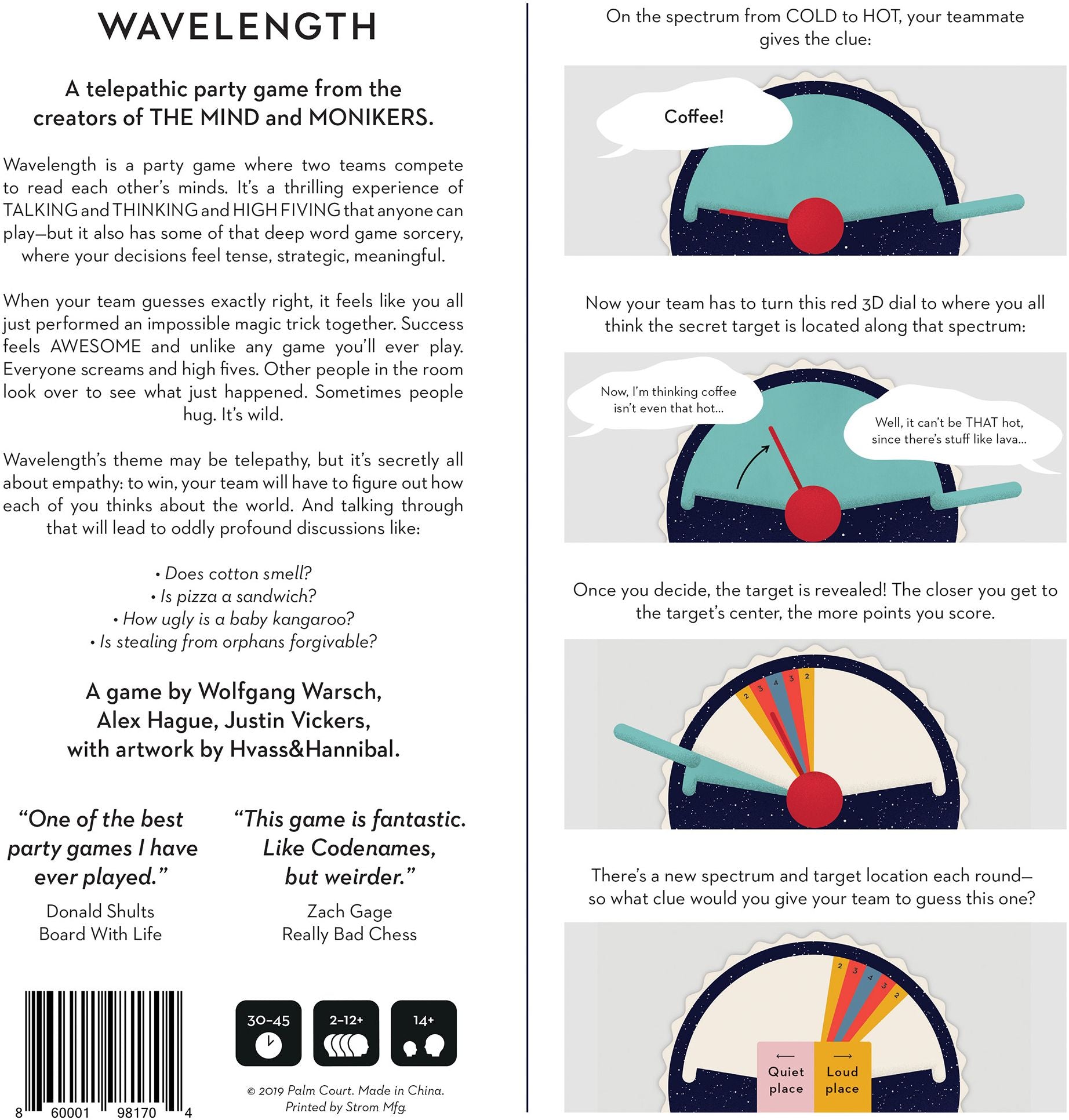 Wavelength by Alex Hague, Justin Vickers and Wolfgang Warsch (2022 B&N Game of the Season)