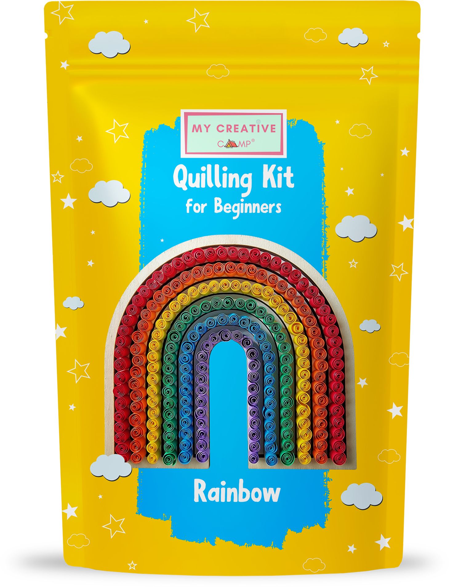 Rainbow Paper Quilling Craft Kit