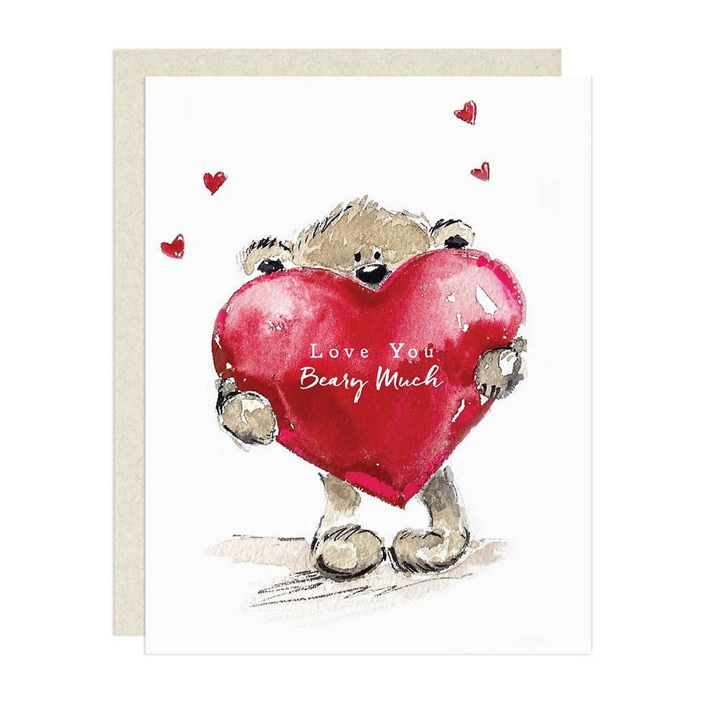 Love You Beary Much Valentine's Day Card