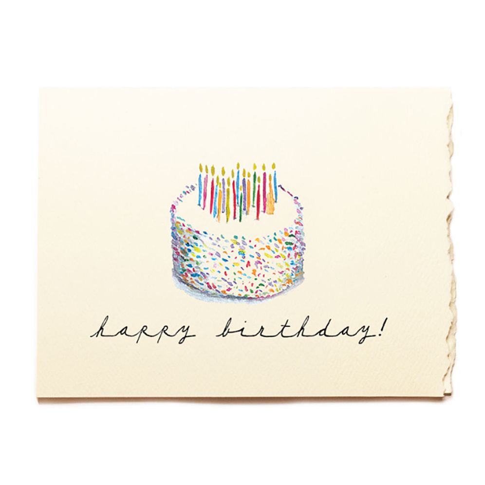 Birthday Cake Sprinkles Birthday Card