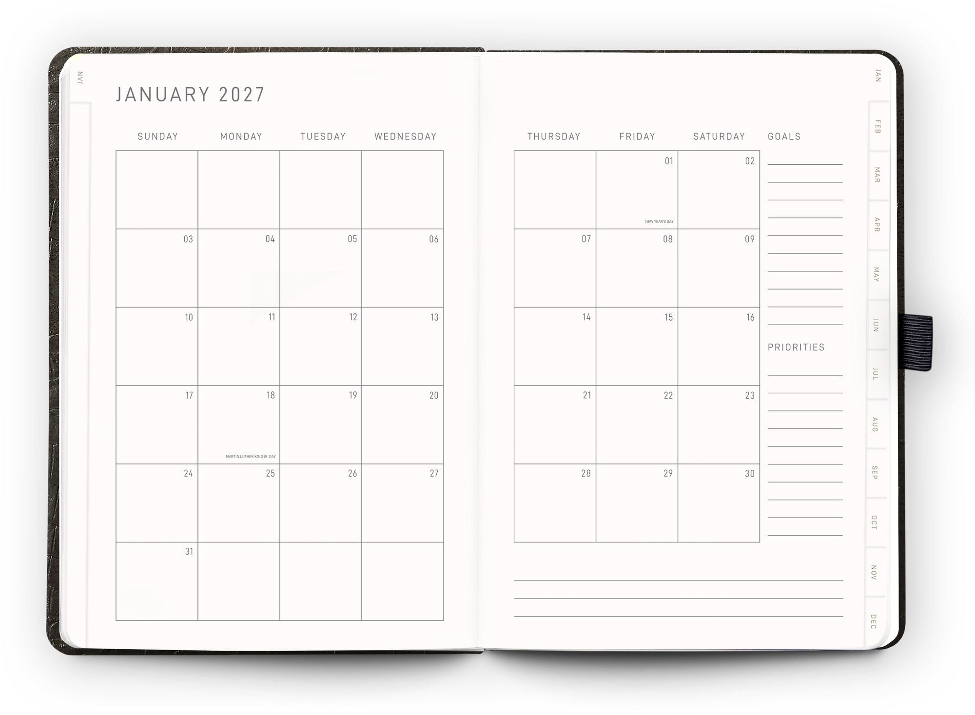 2027 Scribble & Dot - Prism Croc - Week-to-View Planner