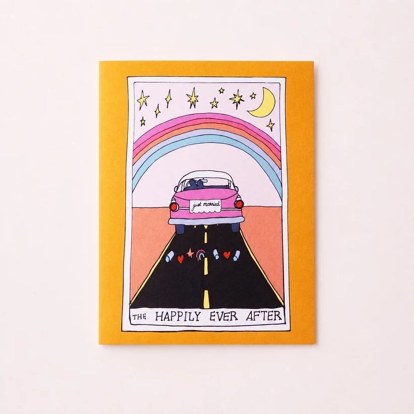Happily Ever After Tarot Wedding Card