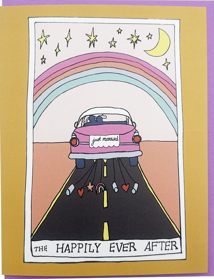 Happily Ever After Tarot Wedding Card
