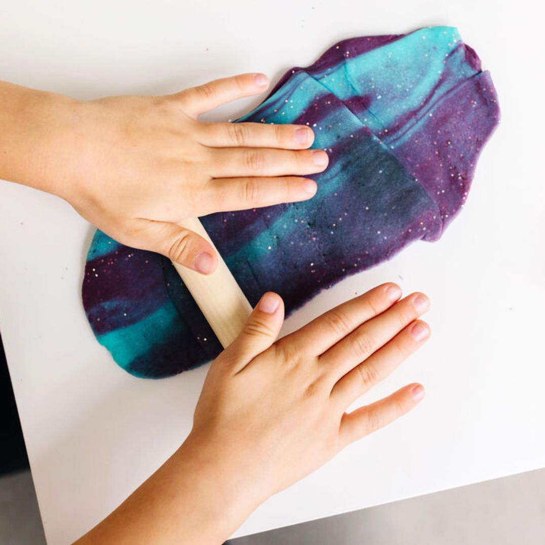 Unicorn Glitter Dough Plant-powered sensory dough