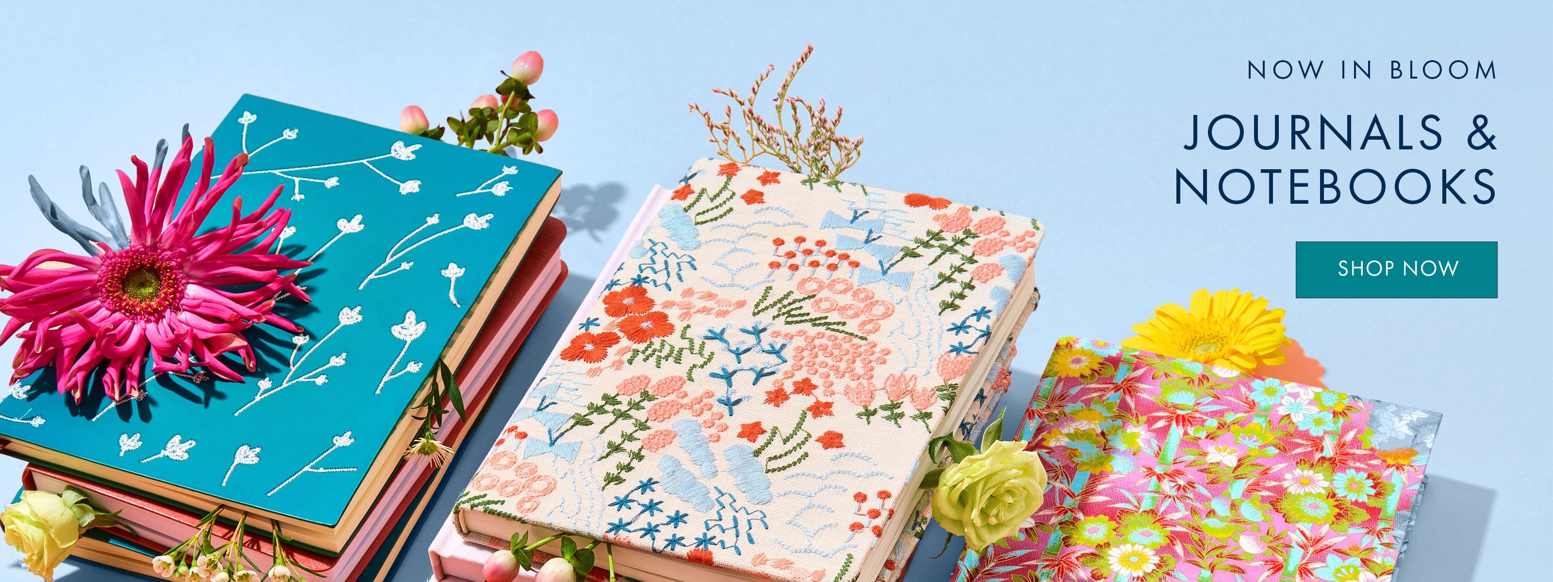 Shop journals and notebooks.