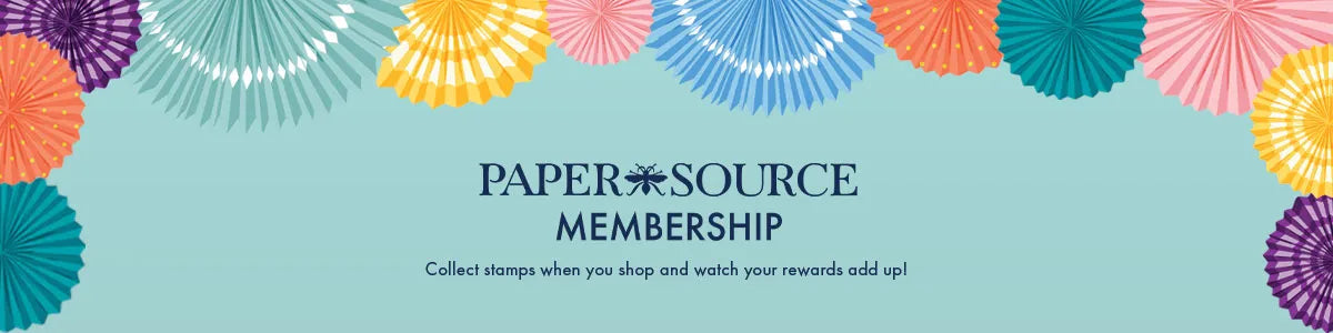 Paper Source Membership. Collect stamps when you shop and watch your rewards add up!