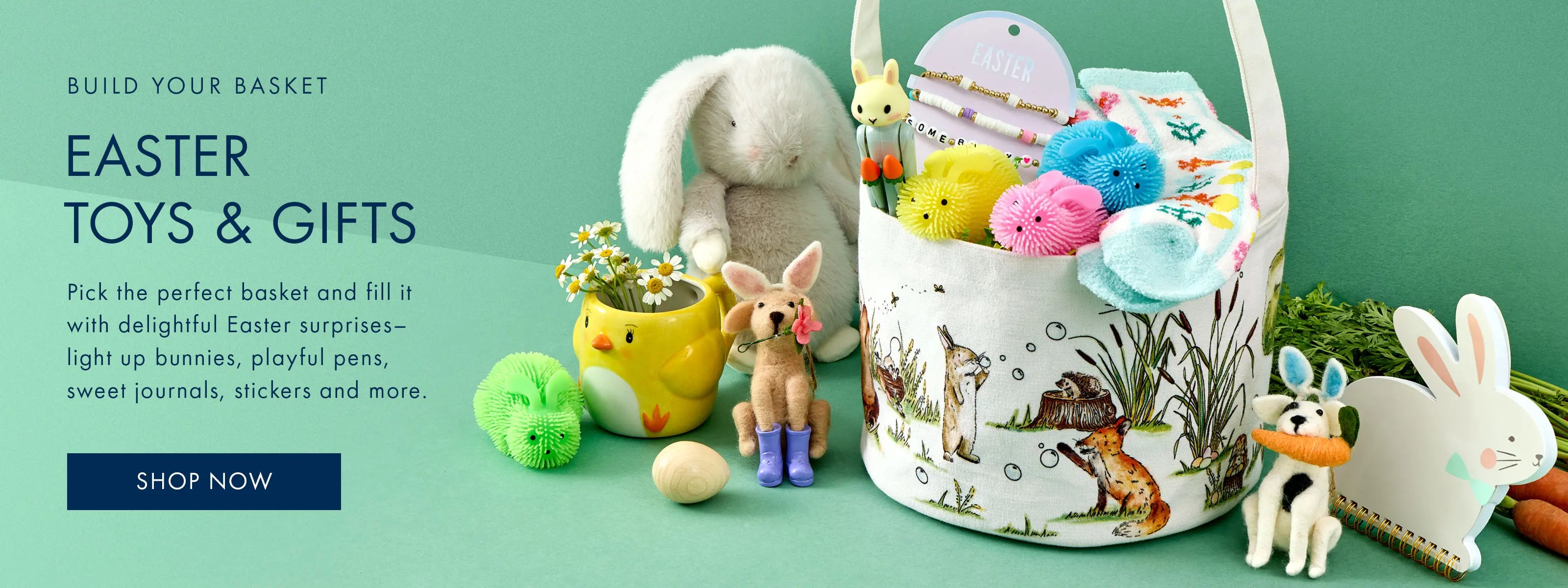 Shop the Easter collection and build your Easter baskets with fun toys and games.