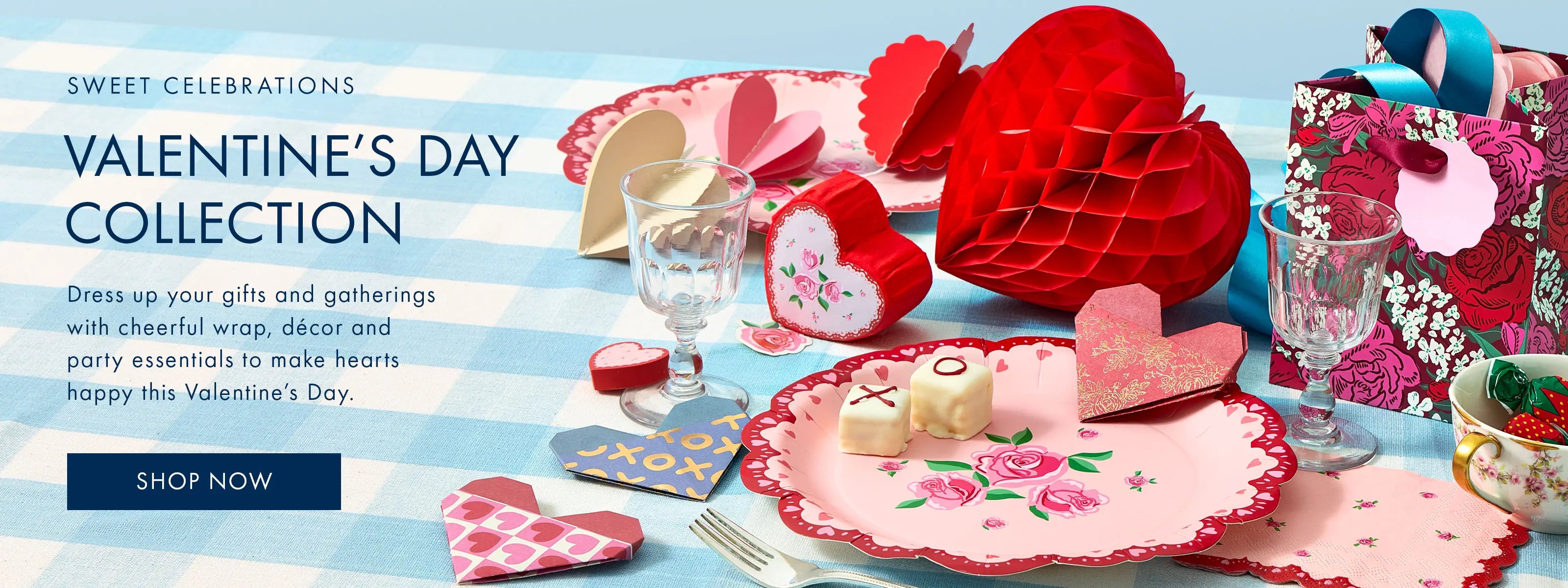 Shop Valentine's Day party essentials and more.