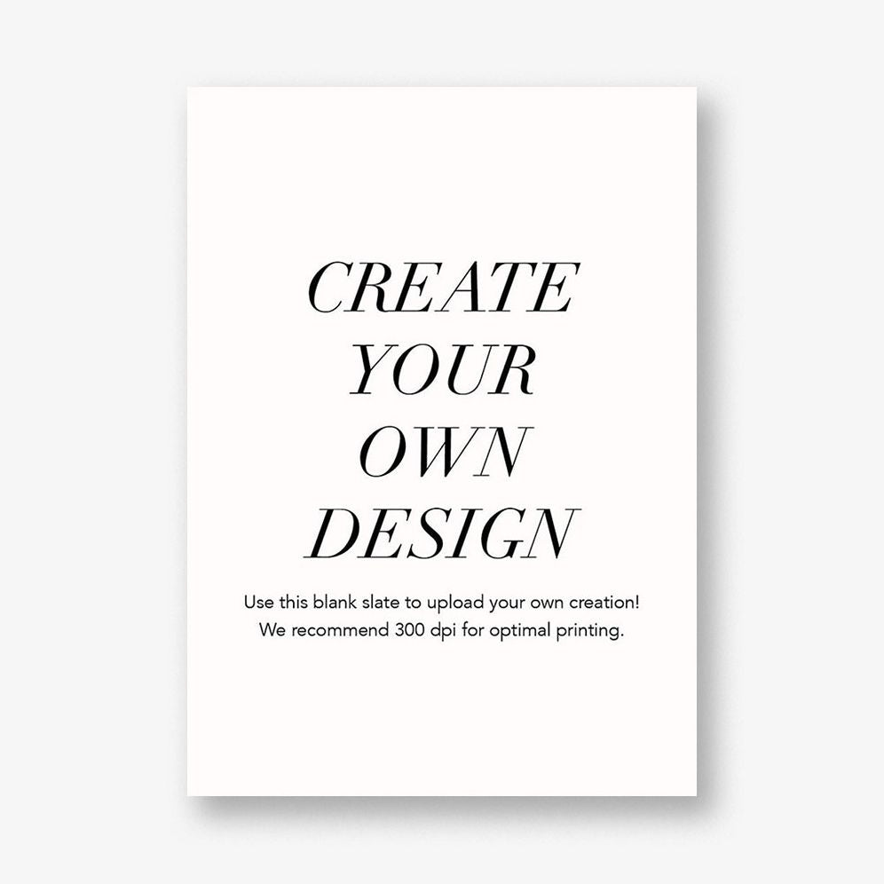 4 Bar Vertical Design - Upload Your Own