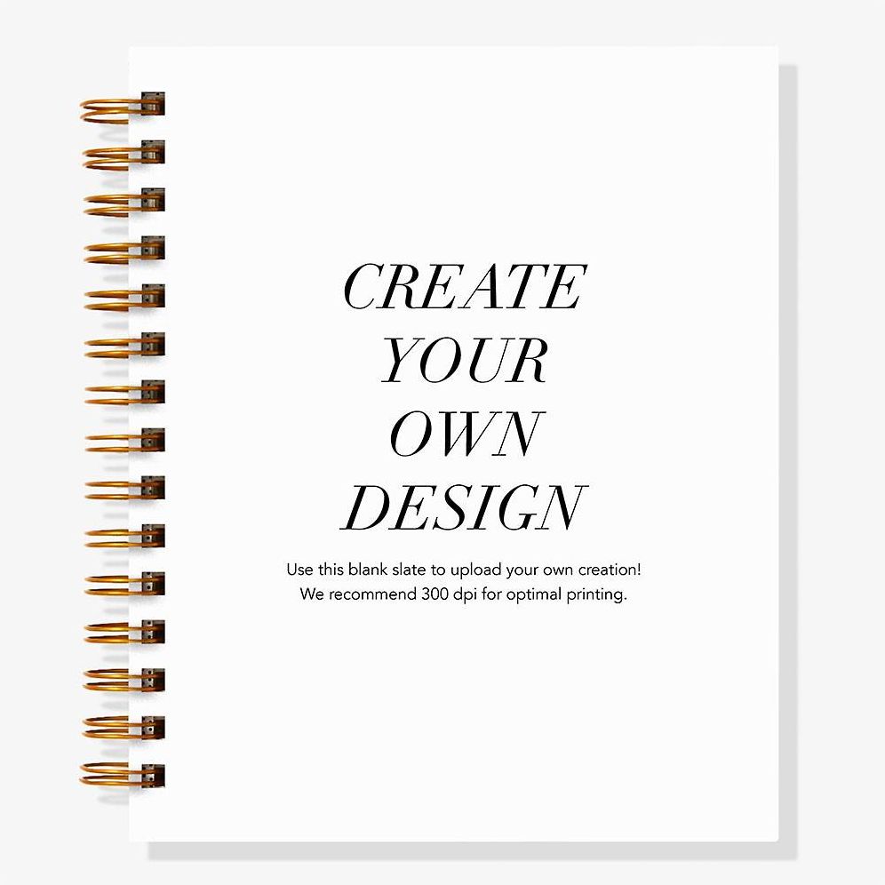 12-Month Custom Planner - Upload Your Own