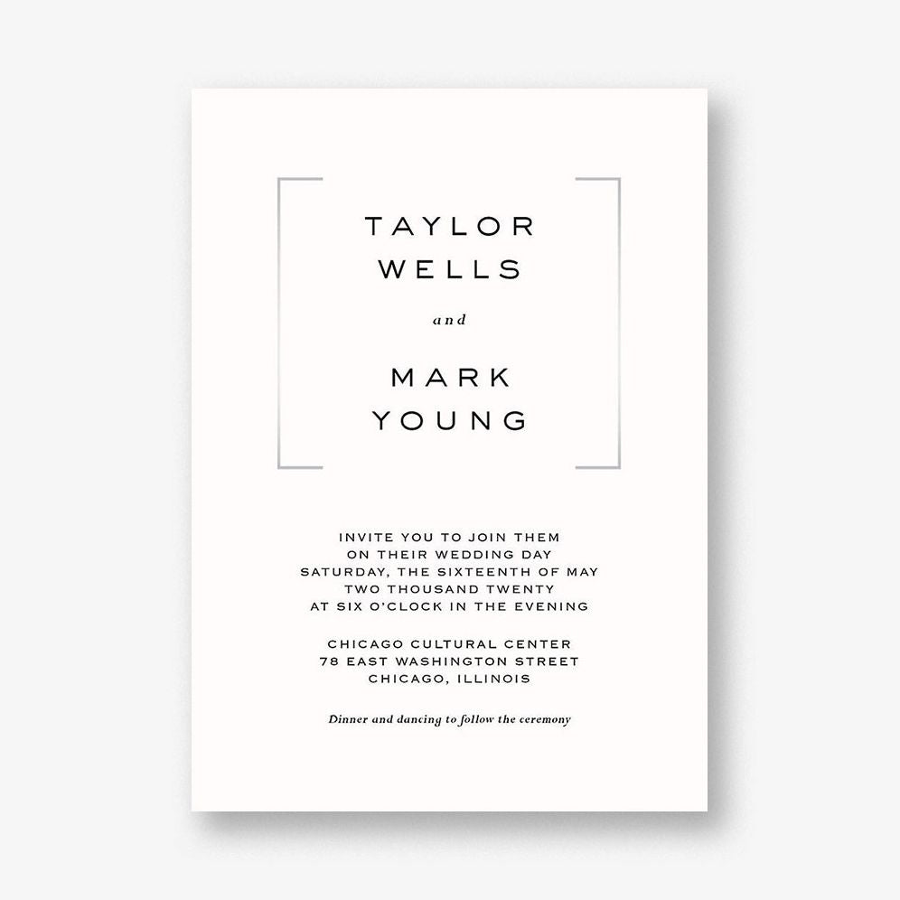 Duo Wedding Invitation