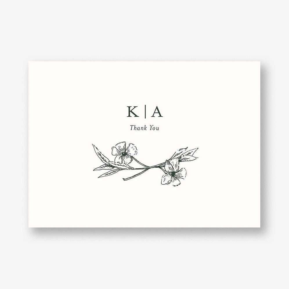 Cypress Flower Stationery