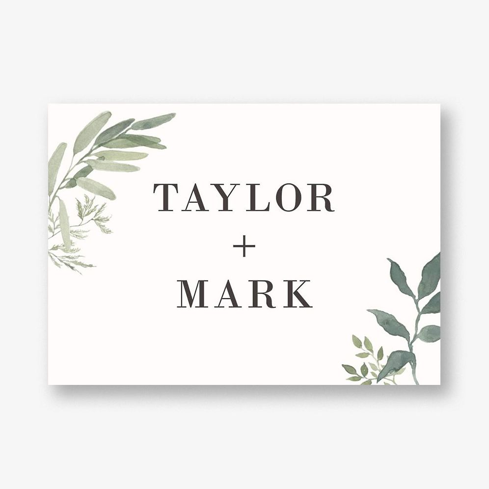 Greenery Wreath Stationery